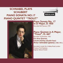 Piano Quintet in a Major, D. 667 "Trout": III. Scherzo (Presto) and Trio