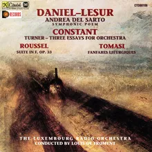 Turner - Three Essays for Orchestra: I. Pluie, Vaper et Vitesse