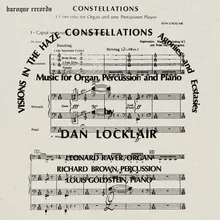 Constellations (A Concerto For Organ And One Percussion Player) : The Serpents Head