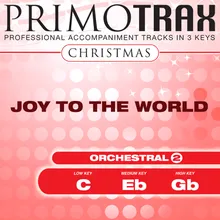 Joy to the World (Medium Key - Eb) Performance Backing Track