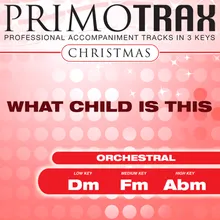 What Child is This (High Key - Abm) Performance Backing Track