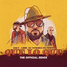 Que Lo Que-Remix