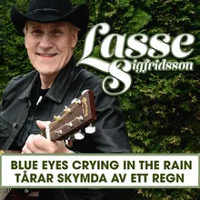 Tårar skymda av ett regn