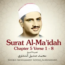 Surat Al-Ma'idah, Chapter 5 Verse 1 - 8
