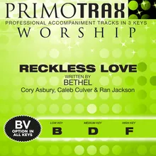 Reckless Love-Medium Key - D - Instrumental