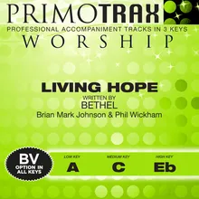 Living Hope-Medium Key - C - with Backing Vocals