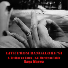 Live From Bangalore '81-Raga Marwa Ghat in Teental