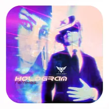 Hologram Violet Photonic Remix