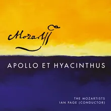 Apollo et Hyacinthus, K. 38: No 2. Recitativo: Amice! iam parata sunt omnia (Hyacinthus/Zephyrus/Oebalus/Melia)