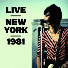 You're Too Possessive Live in New York - 1981