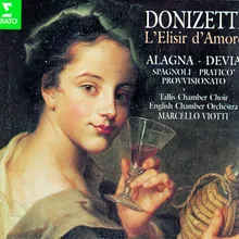 L'elisir d'amore, Act 2: "Cantiamo, facciam brindisi" (Belcore, Dulcamara, Giannetta, Adina, Coro)