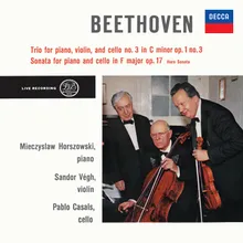 Beethoven: Piano Trio in C Minor, Op. 1 No. 3 - III. Menuetto (Quasi allegro)