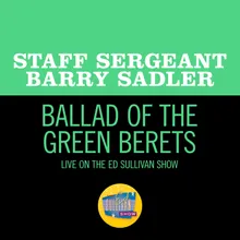 Ballad Of The Green Berets Live On The Ed Sullivan Show, January 30, 1966