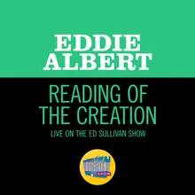 Reading Of The Creation Live On The Ed Sullivan Show, April14, 1968