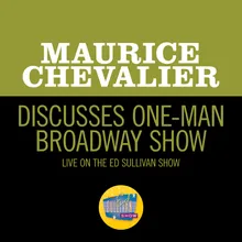 Discusses One-Man Broadway Show Live On The Ed Sullivan Show, February 3, 1963