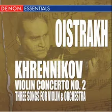 Concerto for Violin & Orchestra No. 2 in C Major, Op. 23 III. Allegro moderato con fuoco