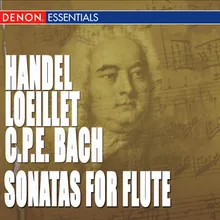 Sonata for Flute No. 1 in A Minor, Op. 1: I. Adagio