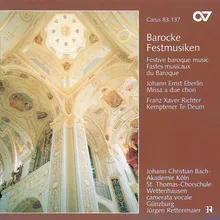 F.X. Richter: Te Deum - IV. Sanctum quoque paraclitum