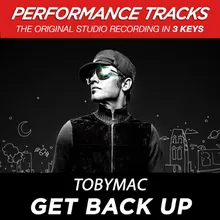 Get Back Up Medium Key Performance Track With Background Vocals