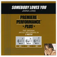 Somebody Loves You-Performance Track In Key Of F-C