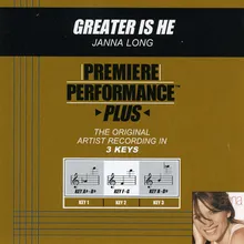 Greater Is He-Performance Track In Key Of Ab-Bb With Background Vocals