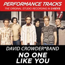 No One Like You-Performance Track In Key Of Gb With Background Vocals