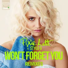 Won't Forget You-Cahill Radio Edit