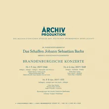 J.S. Bach: Brandenburg Concerto No. 4 in G, BWV 1049 - 2. Andante