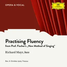 Fischer: New Method of Singing - Practising Fluency