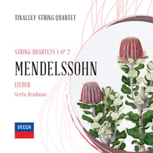 Mendelssohn: String Quartet No. 1 In E Flat, Op. 12, MWV R 25 - II. Canzonetta, Allegretto - Più mosso