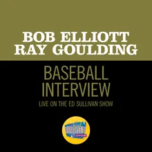 Baseball Interview-Live On The Ed Sullivan Show, May 12, 1957