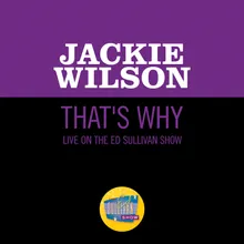 That's Why (I Love You So) Live On The Ed Sullivan Show, January 21, 1962