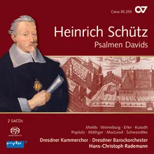 Schütz: Psalmen Davids, Op. 2 - No. 12, Der Herr ist mein Hirt, SWV 33 "Psalm 23"