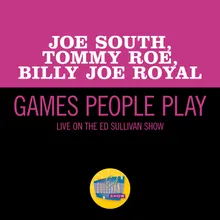 Games People Play Live On The Ed Sullivan Show, November 15, 1970