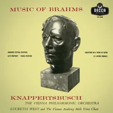 Brahms: Rhapsody for Alto, Chorus, and Orchestra, Op. 53