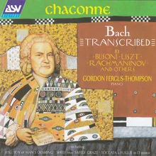 J.S. Bach: Partita for Violin Solo No. 3 in E, BWV 1006 - arr. for piano by Rachmaninov - 1. Preludio