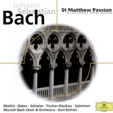 J.S. Bach: St. Matthew Passion, BWV. 244 / Pt. 1 - No. 25 Recitative. Tenor, Chorus II: "O Schmerz! hier zittert das gequälte Herz"