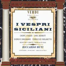 I Vespri Siciliani, Act IV: Addio, mia patria (Procida/Monforte/Arrigo/Elena)