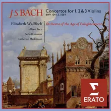 Concerto in D for 3 violins (reconstructed from Concerto for 3 harpsichords in C) BWV 1064: II. Adagio