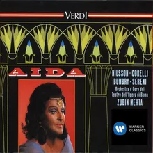 Aida, Act 1: "Su! del Nilo al sacro lido" (Il Re, Ramfis, Ministri, Capitani, Aida, Radamès, Amneris, Sacerdoti, Messaggero)