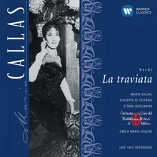 La traviata, Act 2: "Di sprezzo degno se stesso rende" (Germont, Alfredo, Flora, Gastone, Barone, Dottore, Marchese, Coro) [Live, Milan 1955]