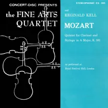 Quintet in a Major for Clarinet, 2 Violins, Viola and Violoncello, K. 581: II. Larghetto