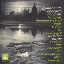 Bando: Hungarian Concerto for Violin and Orchestra: II. Lento