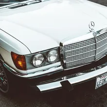 White Mercedes