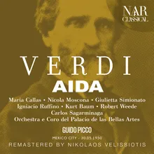 Aida, IGV 1, Act I: "Alta cagion v'aduna" (Il Re, Messaggero, Coro, Aida, Ramfis, Radamès, Amneris)