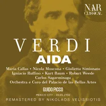 Aida, IGV 1, Act II: "Quest'assisa ch'io vesto vi dica" (Amonasro, Aida, Coro, Ramfis, Radamès, Amneris, Il Re)