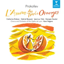L'Amour des trois oranges, Act 1: Tableau I : Le palais du Roi de Tréfle