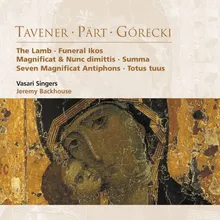 Two Hymns to the Mother of God (1985): Hymn for the Dormition of the Mother of God