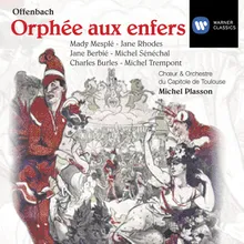 Orphée aux enfers, Act 2: Dialogue. "Silence, ou je tonne" (Jupiter, Pluton, Diane, Junon, Vénus, Mercure, Mars, Cupidon, Eurydice, Orphée)