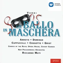 Un ballo in maschera, Act 1: "Su, profetessa, monta il treppiè" (Coro, Oscar, Riccardo)